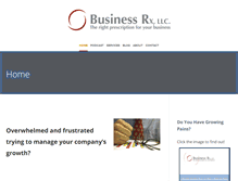 Tablet Screenshot of bizrx-advisors.com